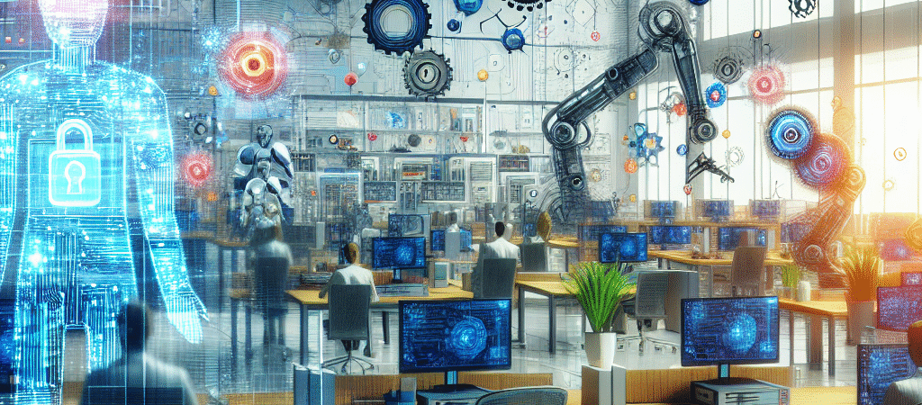 Les enjeux de la cybersécurité dans une entreprise automatisée.