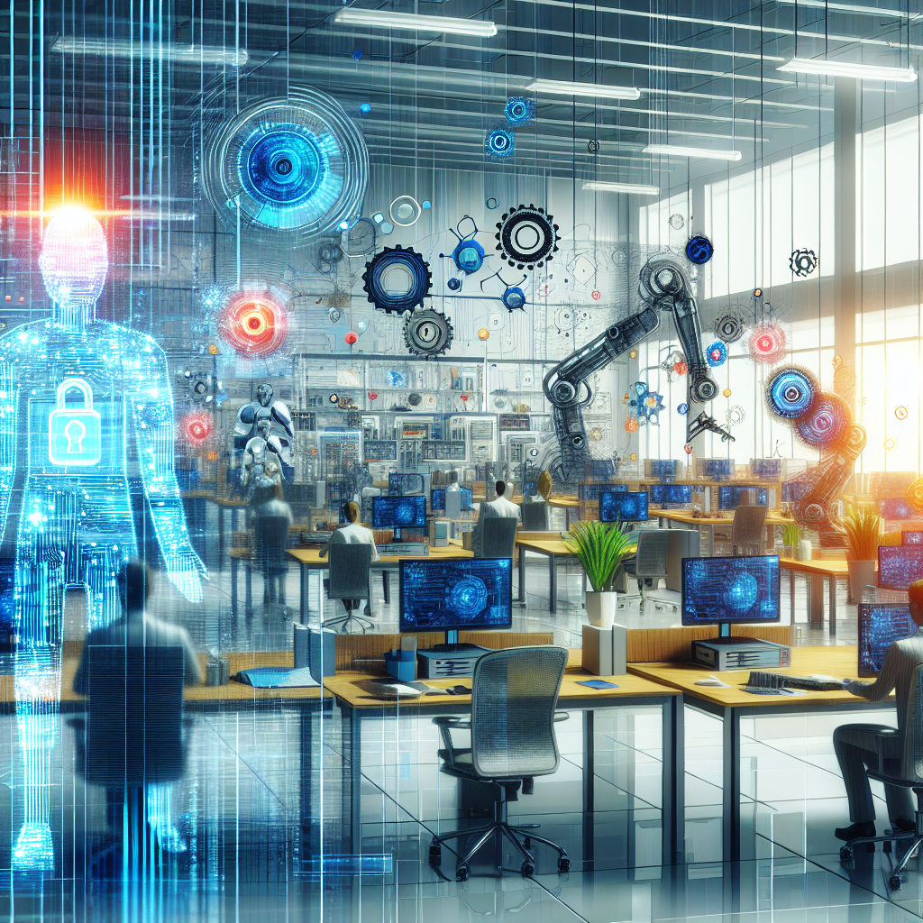 Les enjeux de la cybersécurité dans une entreprise automatisée.