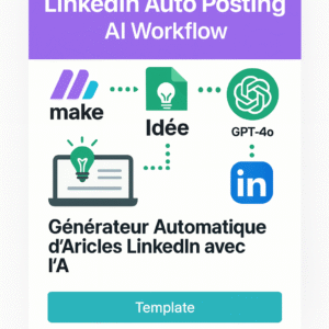 Workflow n8n : Création & Publication Automatique de Posts LinkedIn avec IA + Perplexity